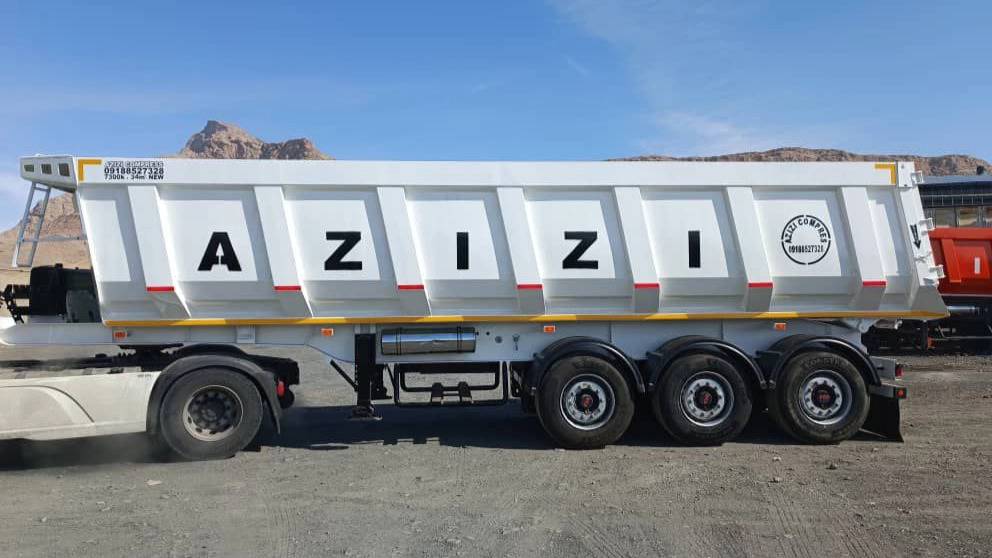 Azizi two-axle compressor trailer